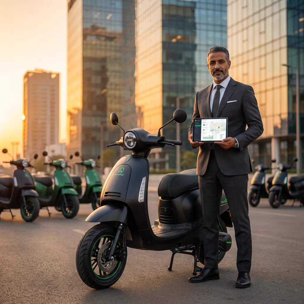 Gestionnaire de flotte scooter électrique NovaRide